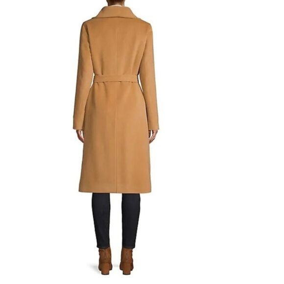 Women's HiSO Alpaca Blend Wrap Coat - Picture 2 of 9